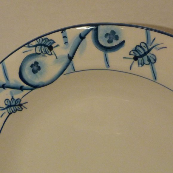 Paula Deen At Home Simply Savannah 2 Pcs Handpainted Dinner Plate & Salad Plate - Picture 4 of 14